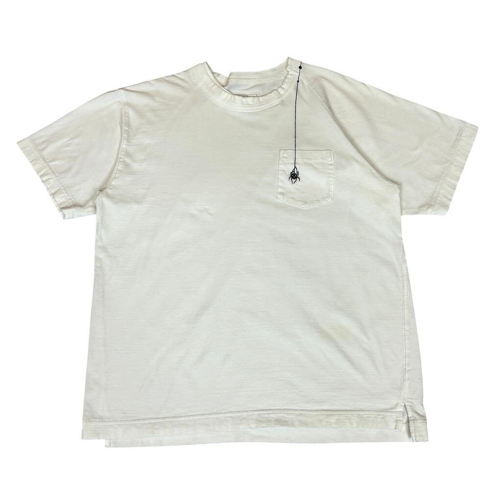 Sacai Dr. Woo Embroidered Spider Pocket Tee Shirt Men's 1 Small Japan